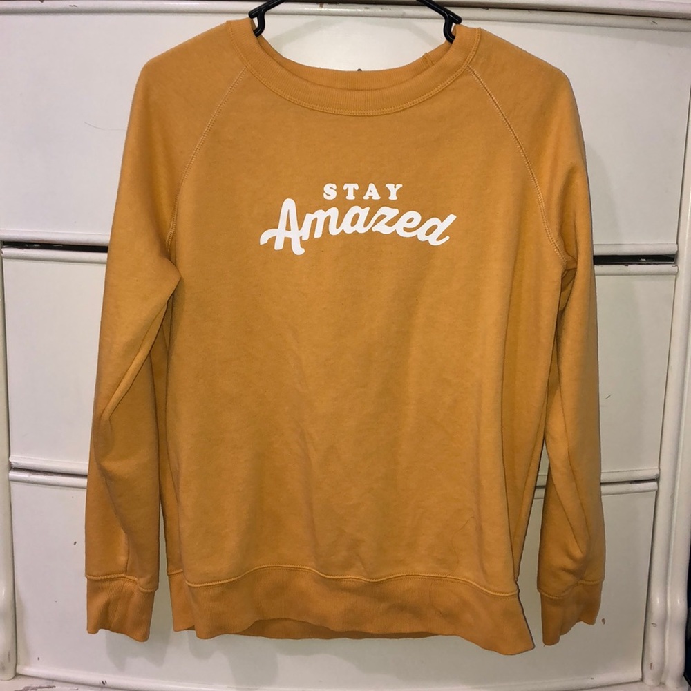 Mustard yellow sweater